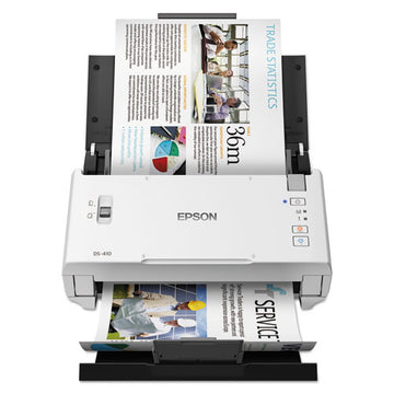 Epson® Ds-410 Document Scanner, 600 Dpi Optical Resolution, 50-sheet Duplex Auto Document Feeder freeshipping - TVN Wholesale
